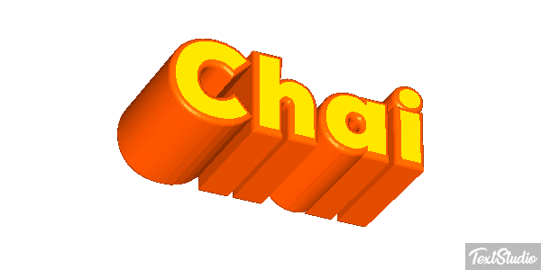Chai Text effect