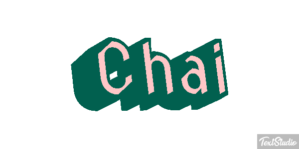 Chai Text effect