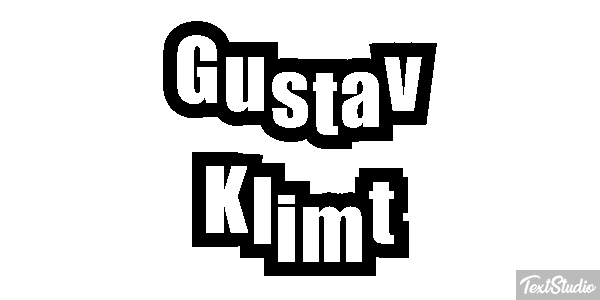 Gustav Klimt Efeito do texto