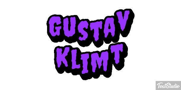 Gustav Klimt Efeito do texto