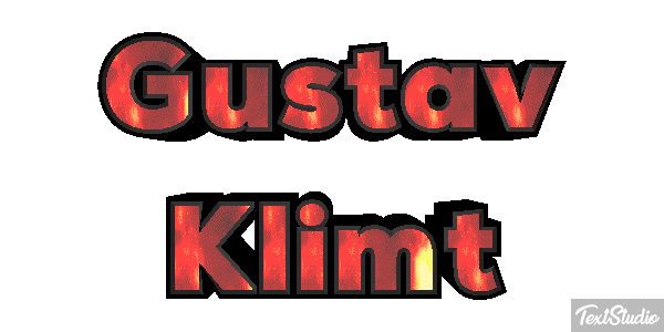 Gustav Klimt Efeito do texto