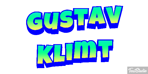 Gustav Klimt Efeito do texto