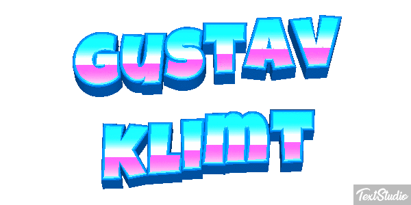 Gustav Klimt Efeito do texto