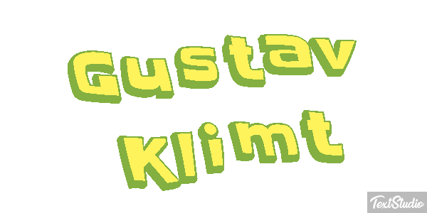 Gustav Klimt Efeito do texto