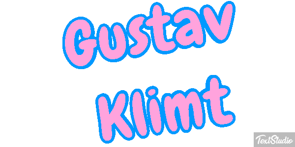 Gustav Klimt Efeito do texto