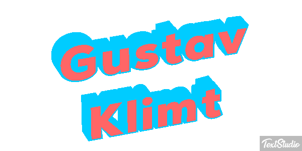 Gustav Klimt Efeito do texto
