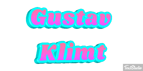 Gustav Klimt Efeito do texto