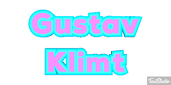 Gustav Klimt Efeito do texto