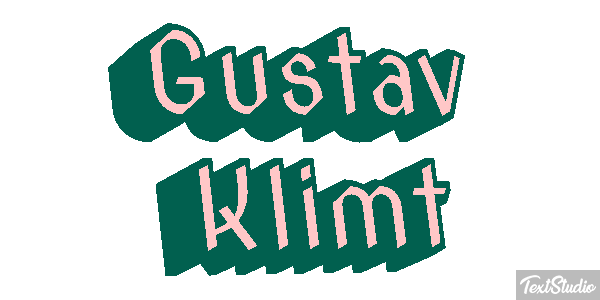 Gustav Klimt Efeito do texto