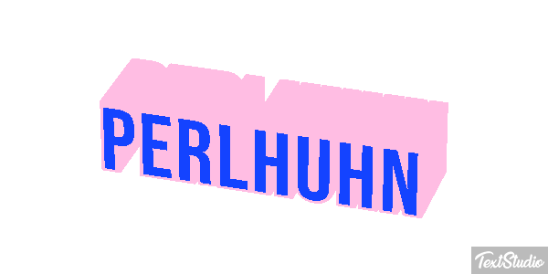 Perlhuhn Texteffekt