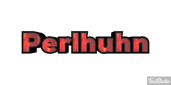 Perlhuhn Texteffekt