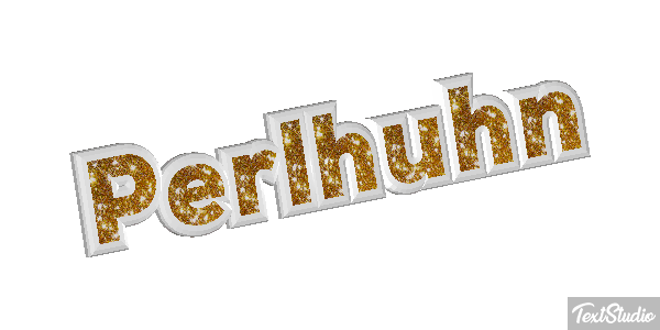 Perlhuhn Texteffekt