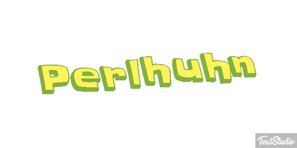 Perlhuhn Texteffekt