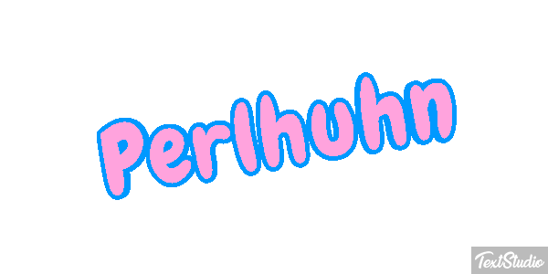 Perlhuhn Texteffekt