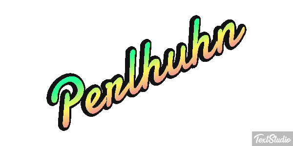 Perlhuhn Texteffekt