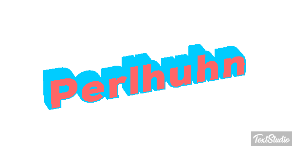 Perlhuhn Texteffekt