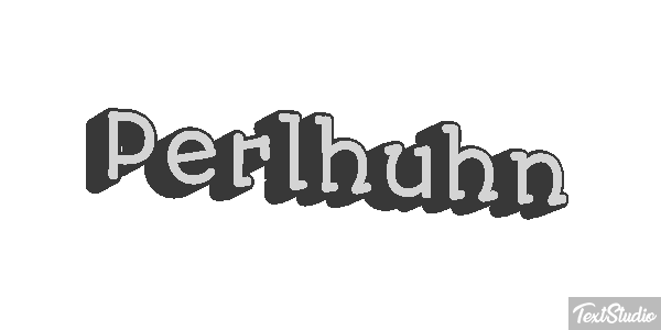 Perlhuhn Texteffekt