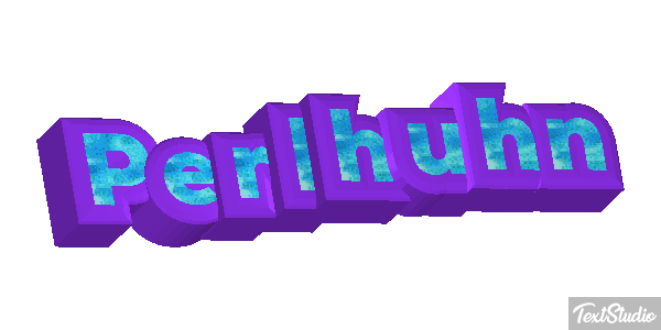 Perlhuhn Texteffekt
