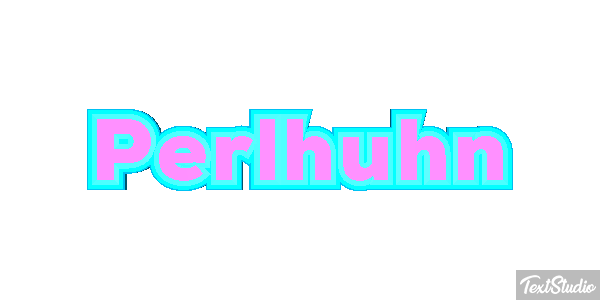 Perlhuhn Texteffekt