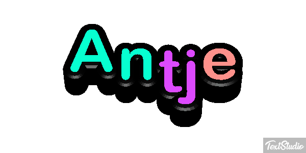 Antje Text effect