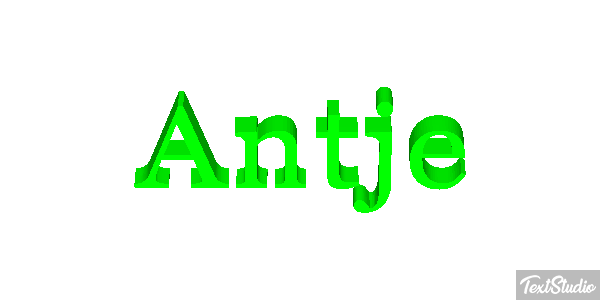 Antje Text effect