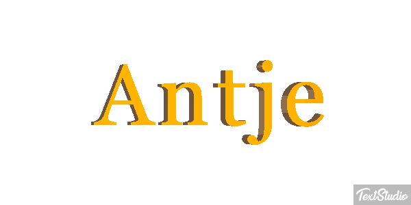 Antje Text effect
