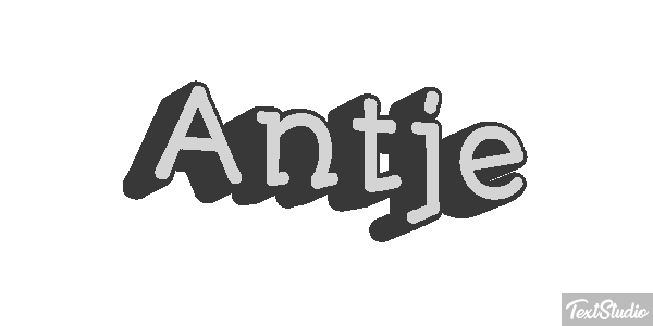 Antje Text effect