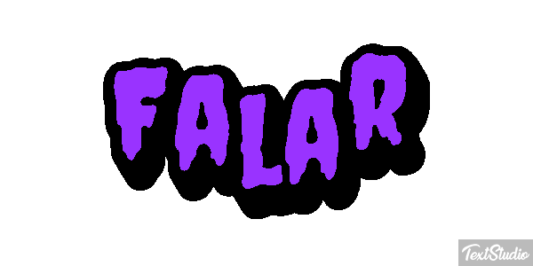 Falar Efeito do texto