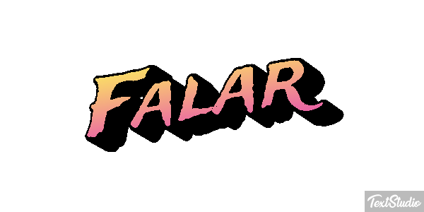 Falar Efeito do texto