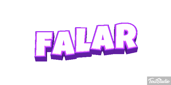 Falar Efeito do texto