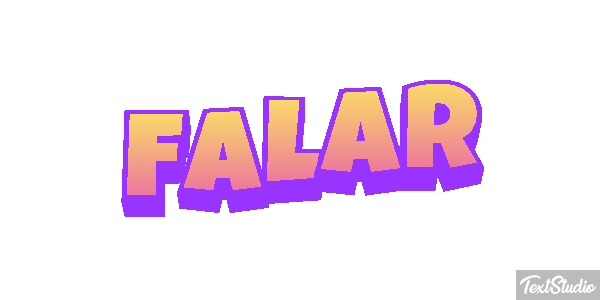 Falar Efeito do texto