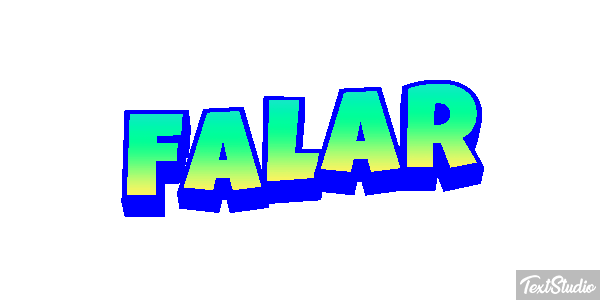 Falar Efeito do texto