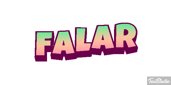 Falar Efeito do texto