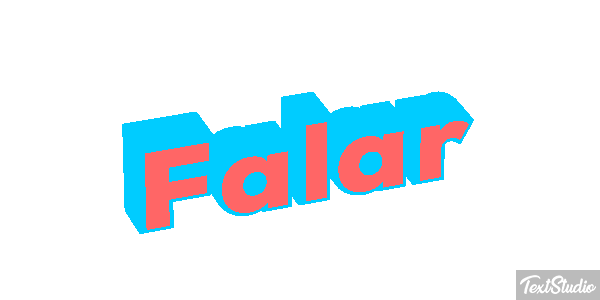 Falar Efeito do texto