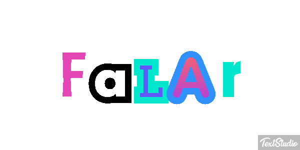 Falar Efeito do texto