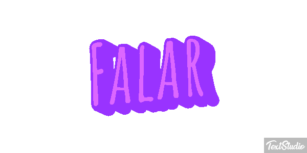 Falar Efeito do texto