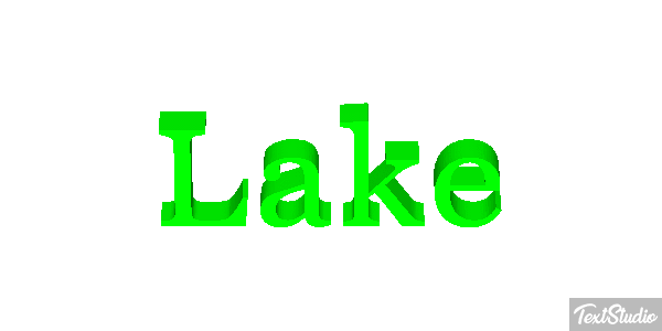 Lake テキスト効果