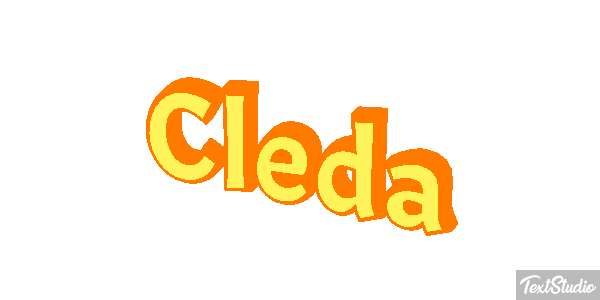 Cleda Text effect