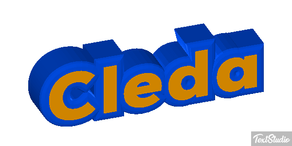 Cleda Text effect