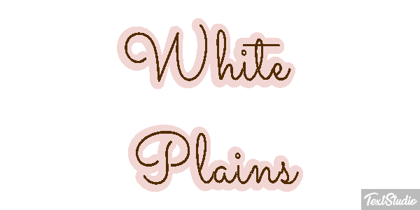 White Plains Efecto de texto