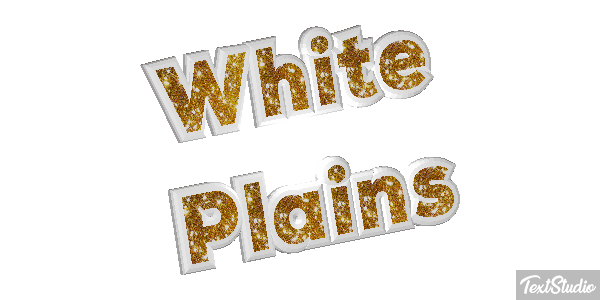 White Plains Efecto de texto