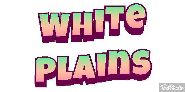 White Plains Efecto de texto