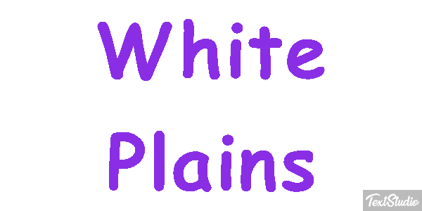White Plains Efecto de texto