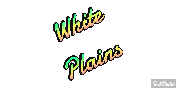 White Plains Efecto de texto