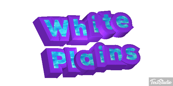 White Plains Efecto de texto