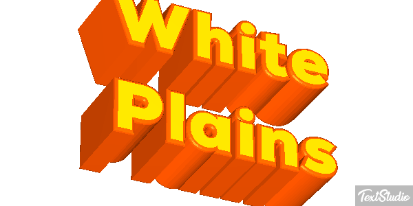 White Plains Efecto de texto