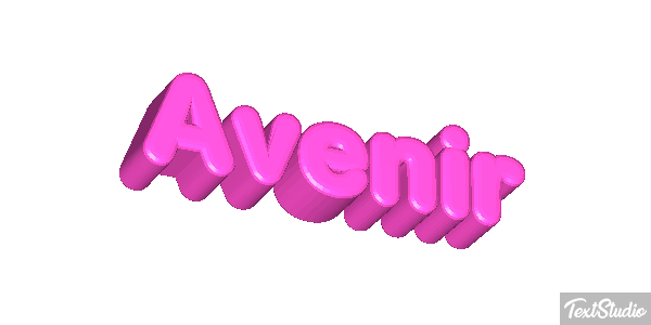 Avenir Effetto testo