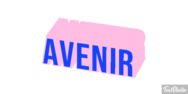 Avenir Effetto testo