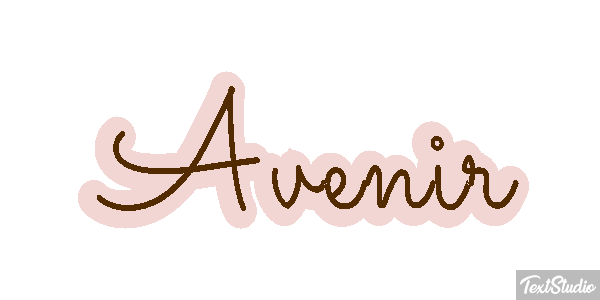 Avenir Effetto testo