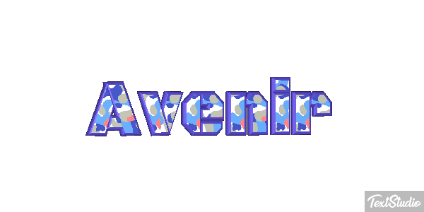Avenir Effetto testo